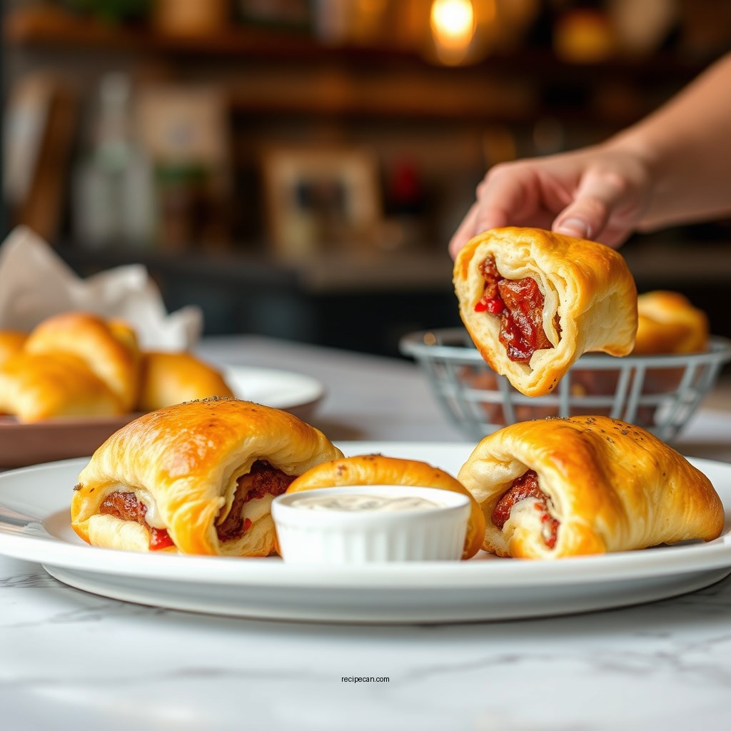 Quick Appetizers with Crescent Rolls - recipes using pillsbury crescent rolls