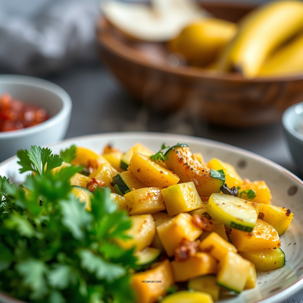 Savory Zucchini and Yellow Squash Stir-Fry - recipes using zucchini and yellow squash