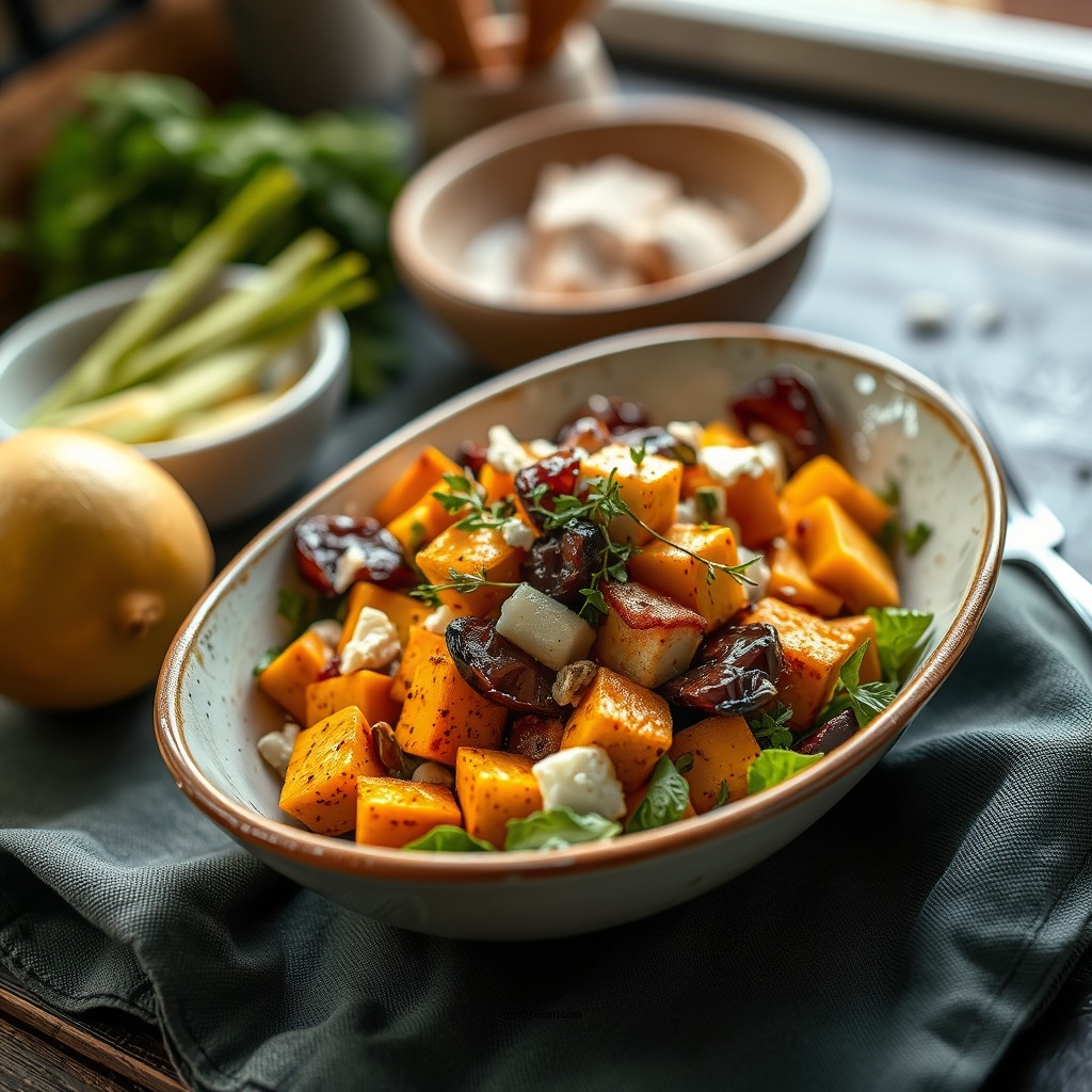 Roasted Butternut Squash Salad - recipes with butternut squash
