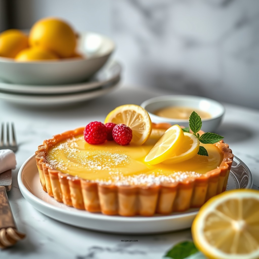 Classic Lemon Curd Tart Recipe - recipes with lemon curd tart