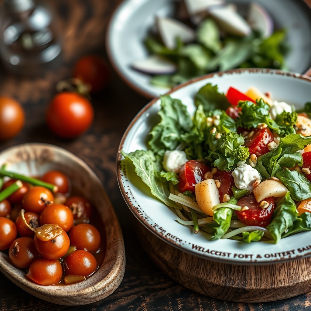 Dressing Options - red christmas salad recipe