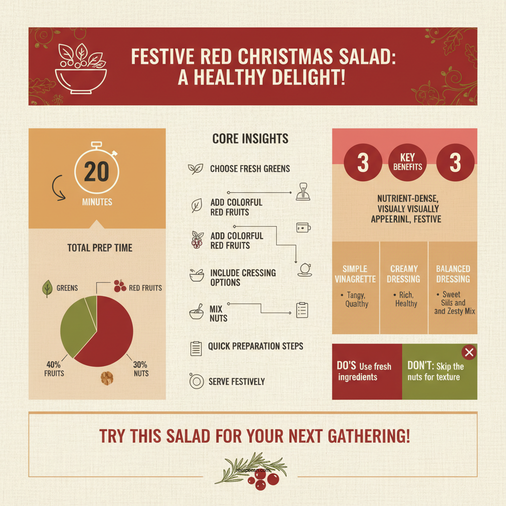 red christmas salad recipe - Data Infographic and Statistics