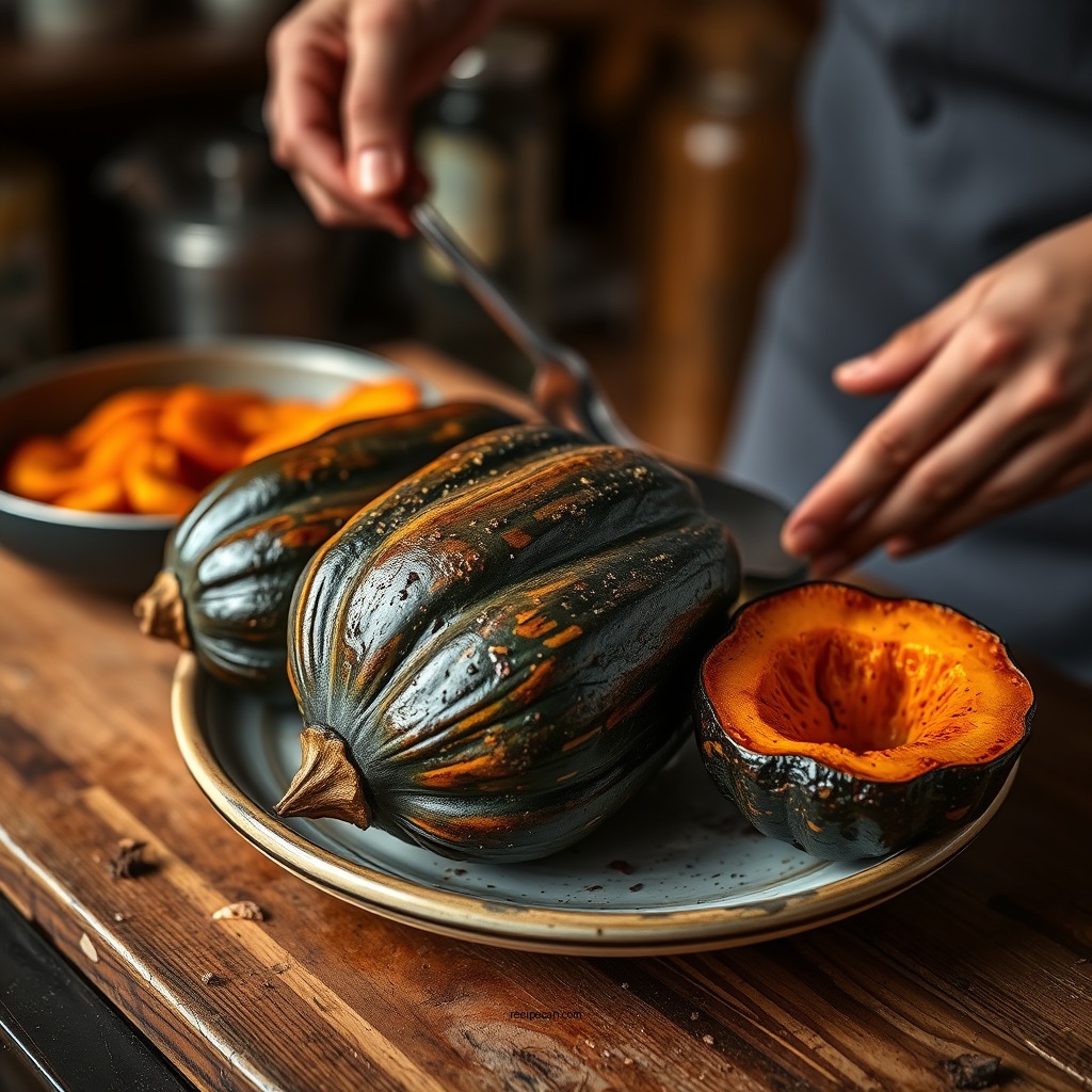 Roasting Red Kuri Squash - red kuri squash recipe