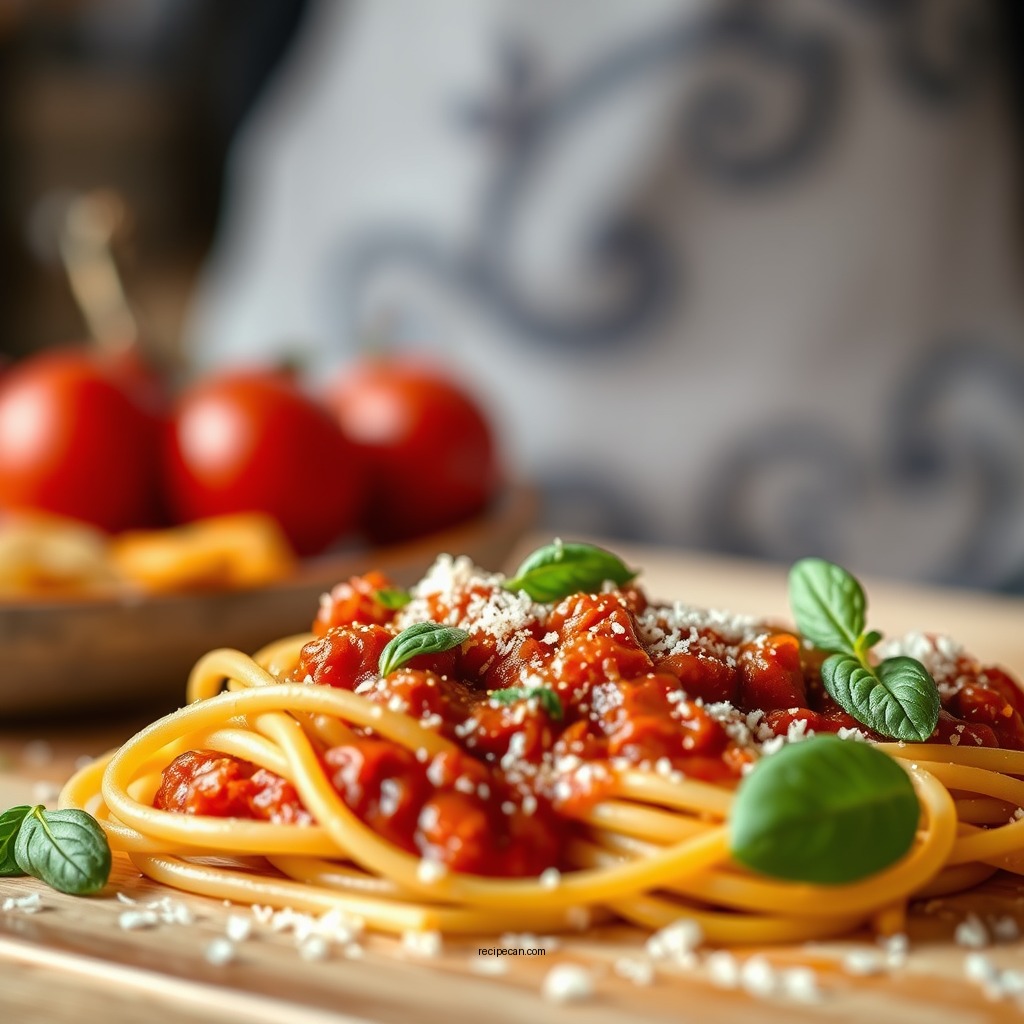 Cooking the Pasta Perfectly - red sauce pasta recipe