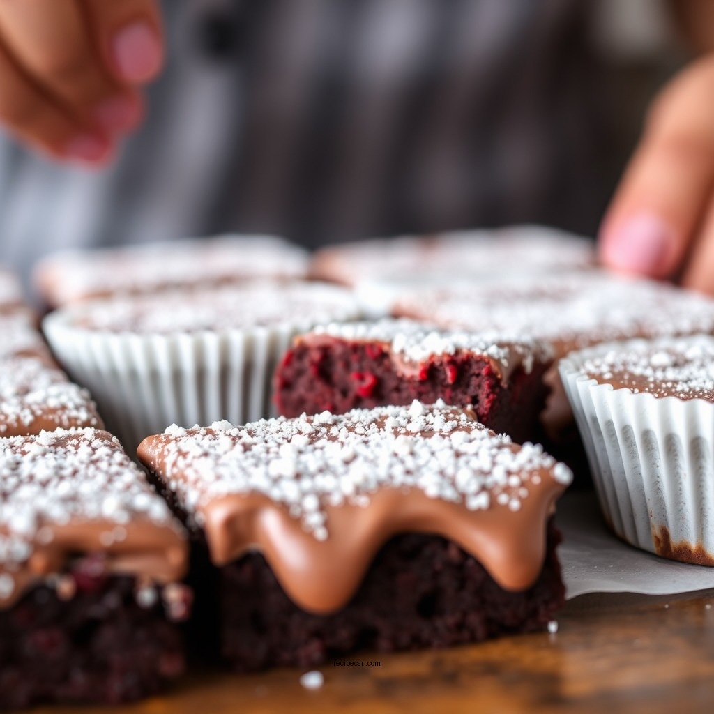 Baking Tips for Perfect Brownies - red velvet brownies recipe