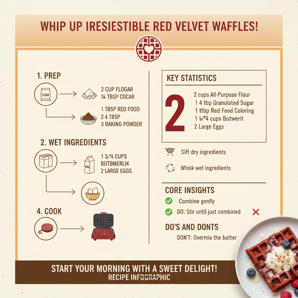 red velvet waffle recipe - Data Infographic and Statistics