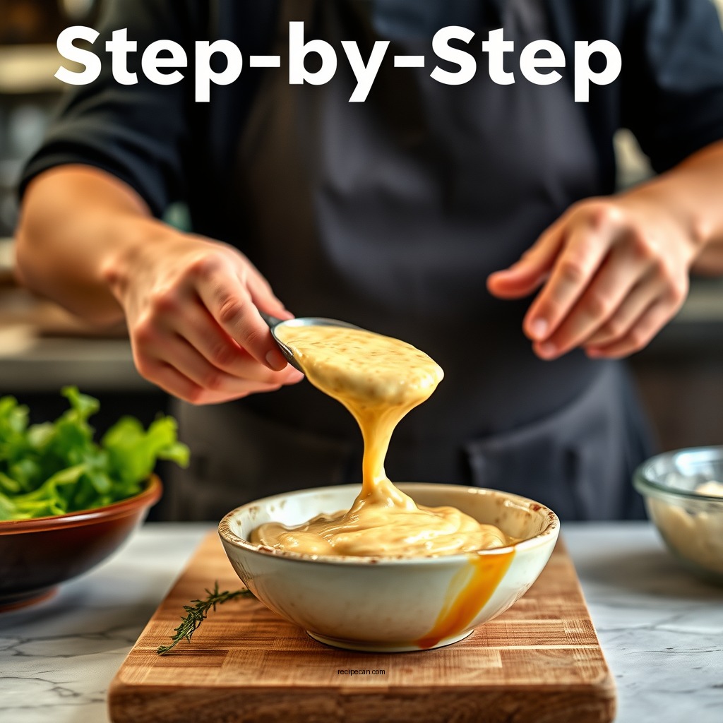 Step-by-Step Preparation - remoulade sauce recipe easy