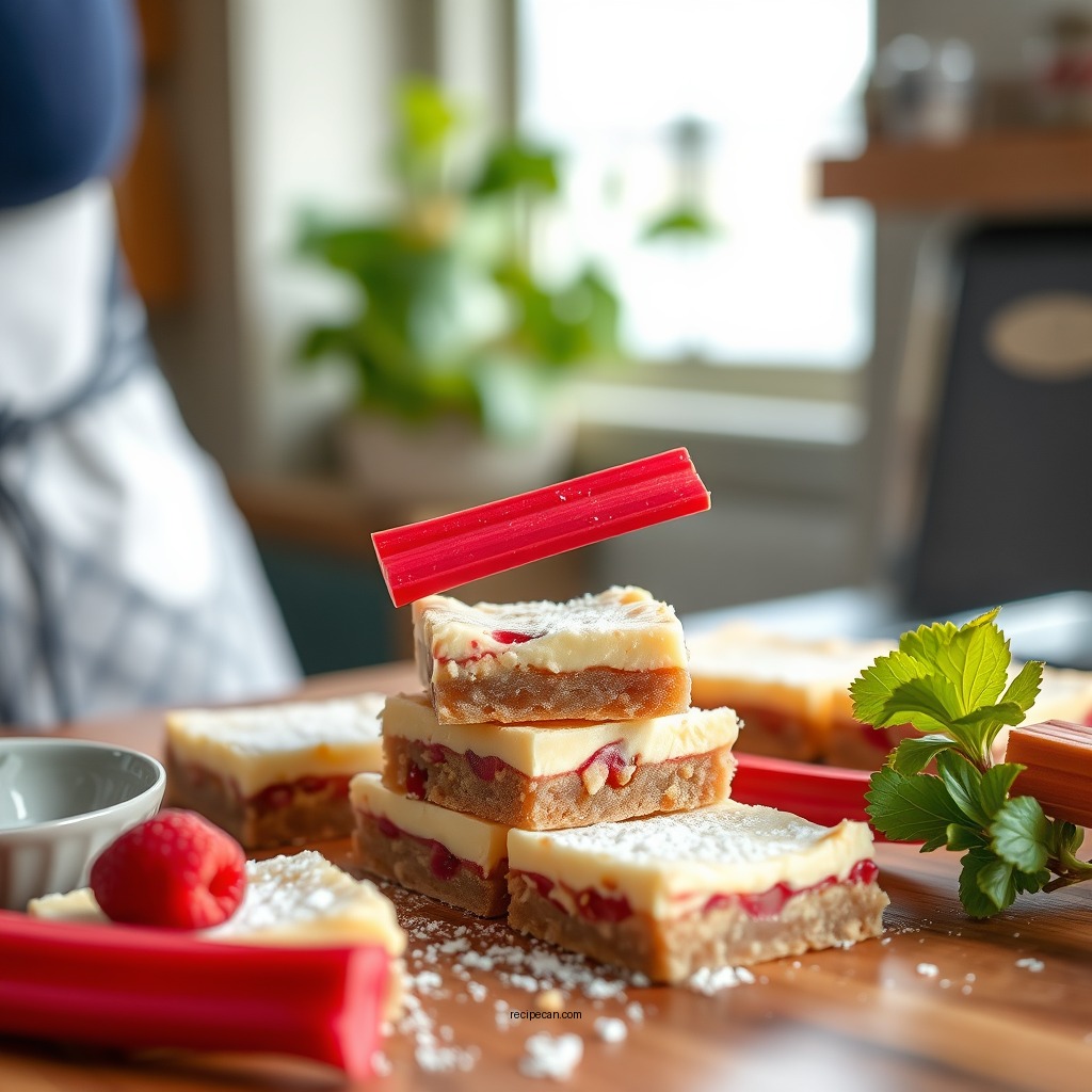 Classic Rhubarb Custard Bars - rhubarb custard bars recipes