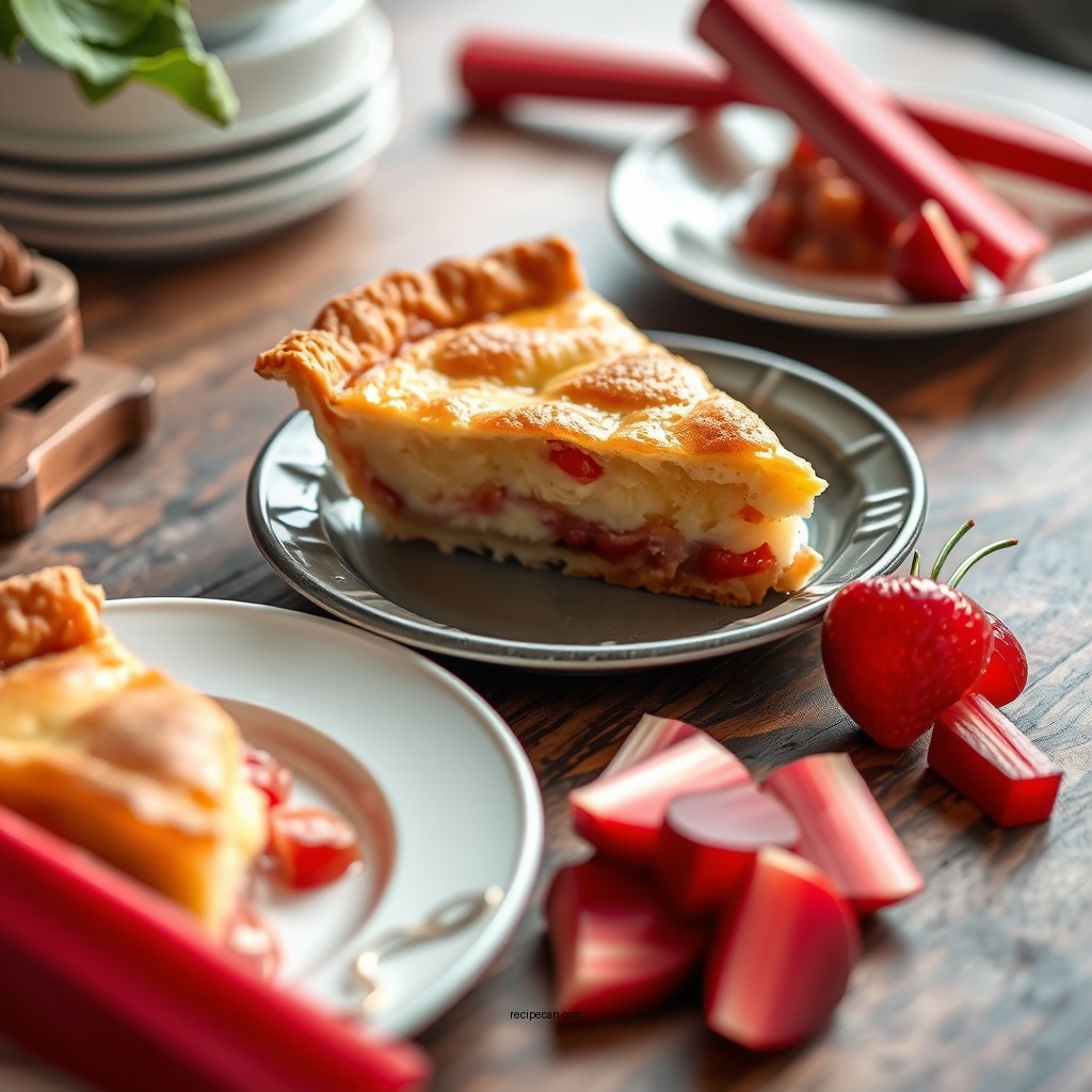 Classic Rhubarb Custard Pie Recipe - rhubarb custard pie recipes