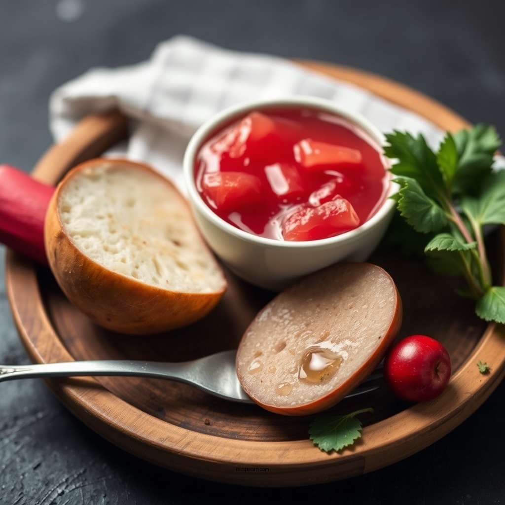 Ingredients You'll Need - rhubarb sauce recipe