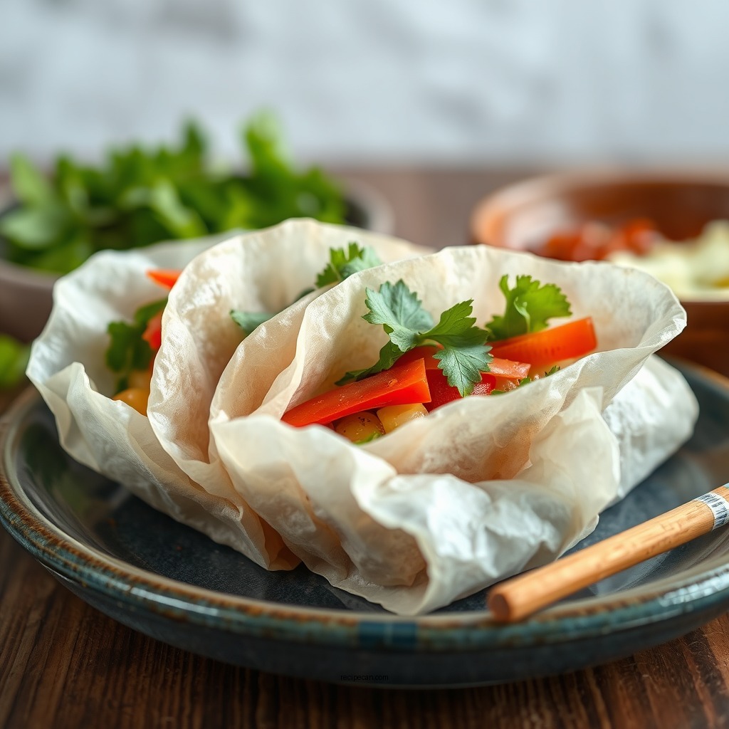 Fresh Vegetable Rice Paper Wraps - rice paper wraps recipes