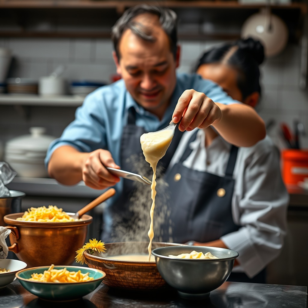 Step-by-Step Cooking Process - rice pudding recipe sweetened condensed milk