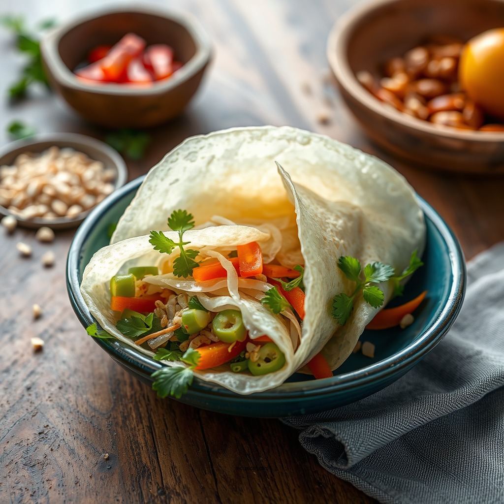 Ingredients for Rice Wraps - rice wraps recipe