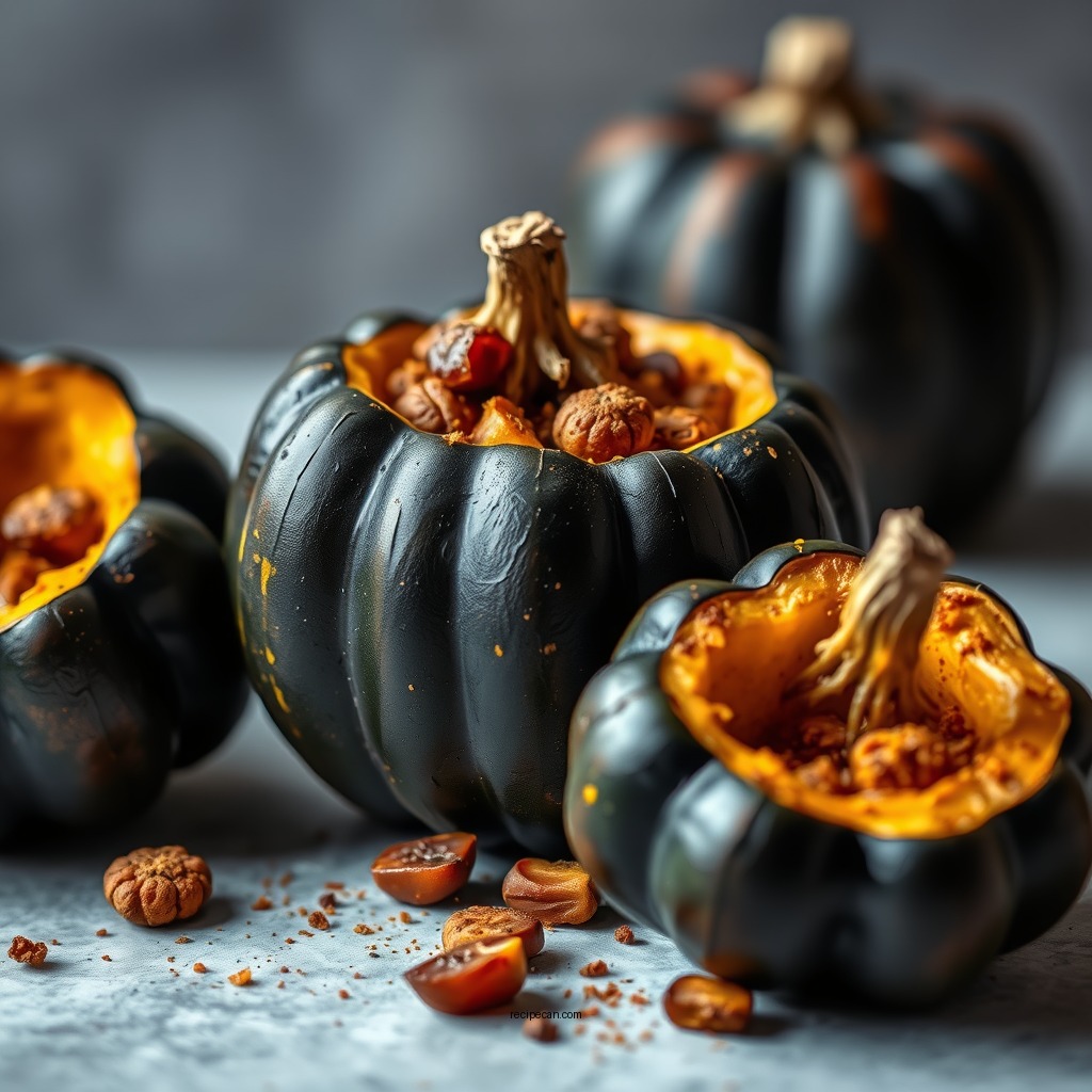 Spiced Acorn Squash - roasted squash recipes