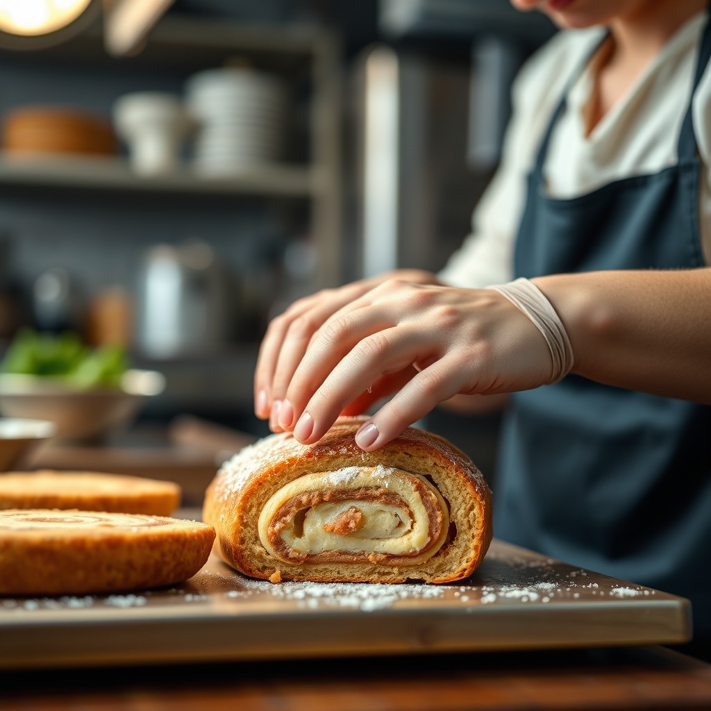 Step-by-Step Instructions for Baking - roll cake recipe