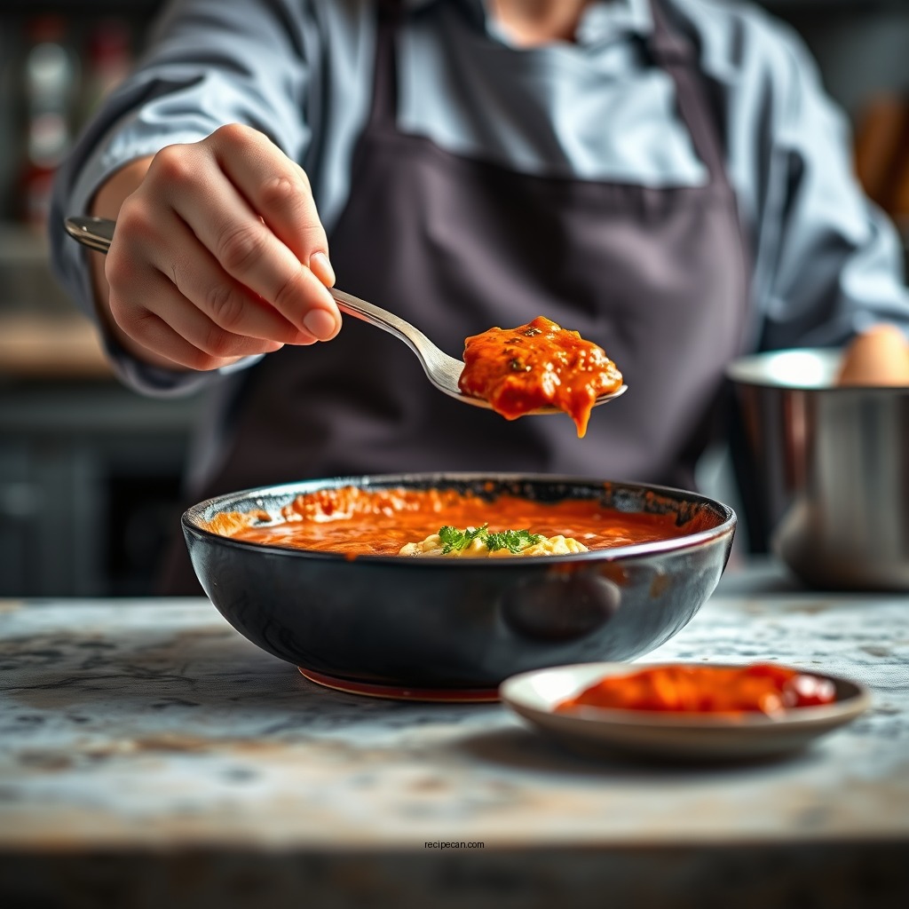 Step-by-Step Preparation - romesco sauce recipe