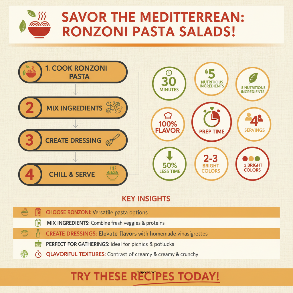 ronzoni pasta salad recipes - Data Infographic and Statistics