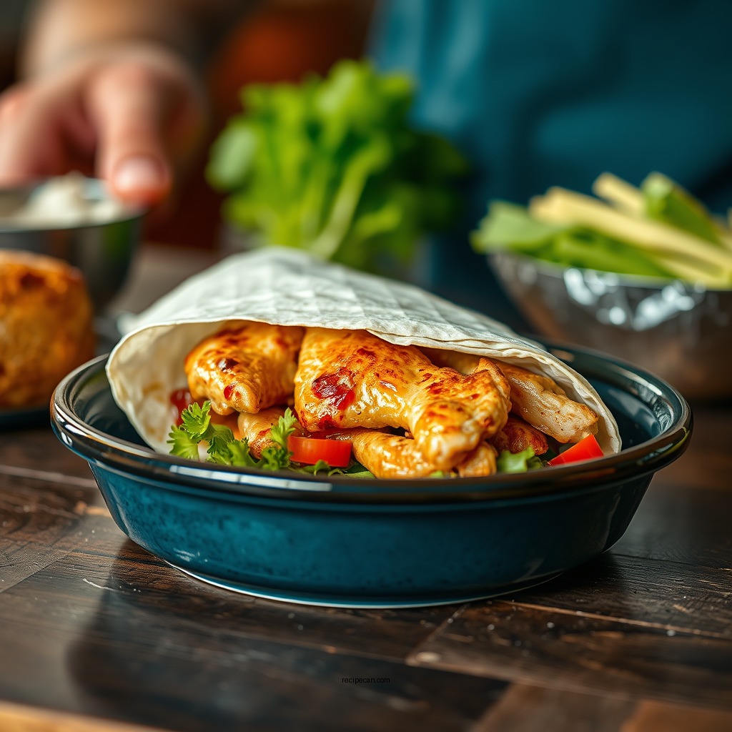Classic Rotisserie Chicken Wrap - rotisserie chicken wrap recipes