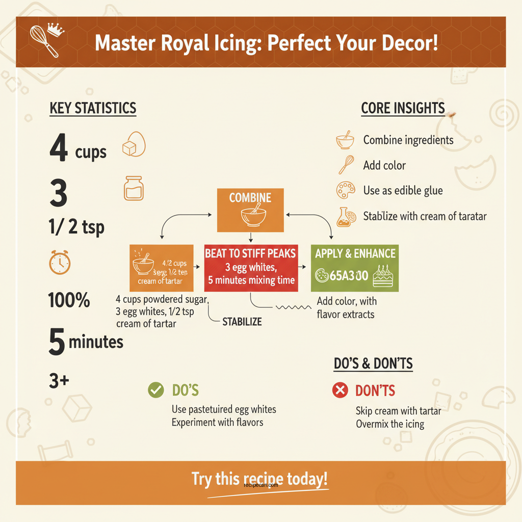 royal icing cream of tartar recipe - Data Infographic and Statistics