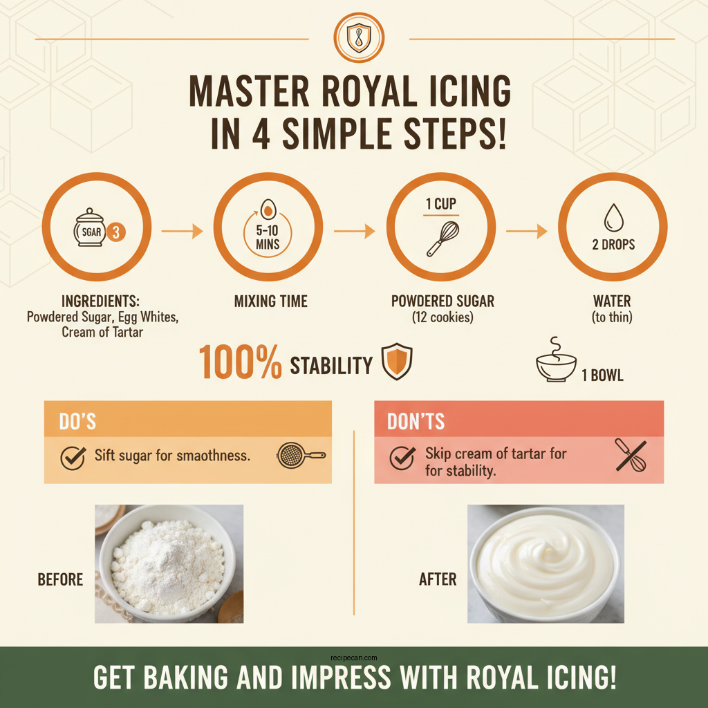 royal icing recipe cream of tartar - Data Infographic and Statistics