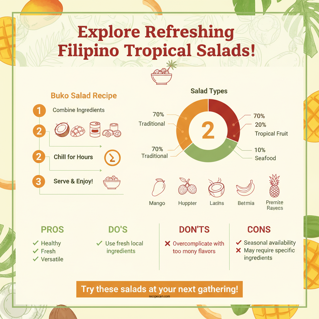 salad recipes in the philippines - Data Infographic and Statistics