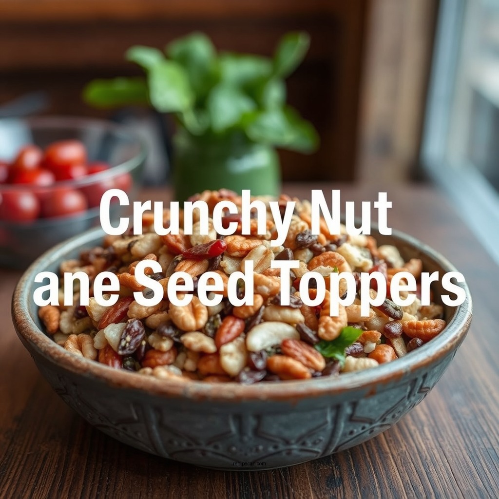 Crunchy Nut and Seed Toppers - salad topper recipes
