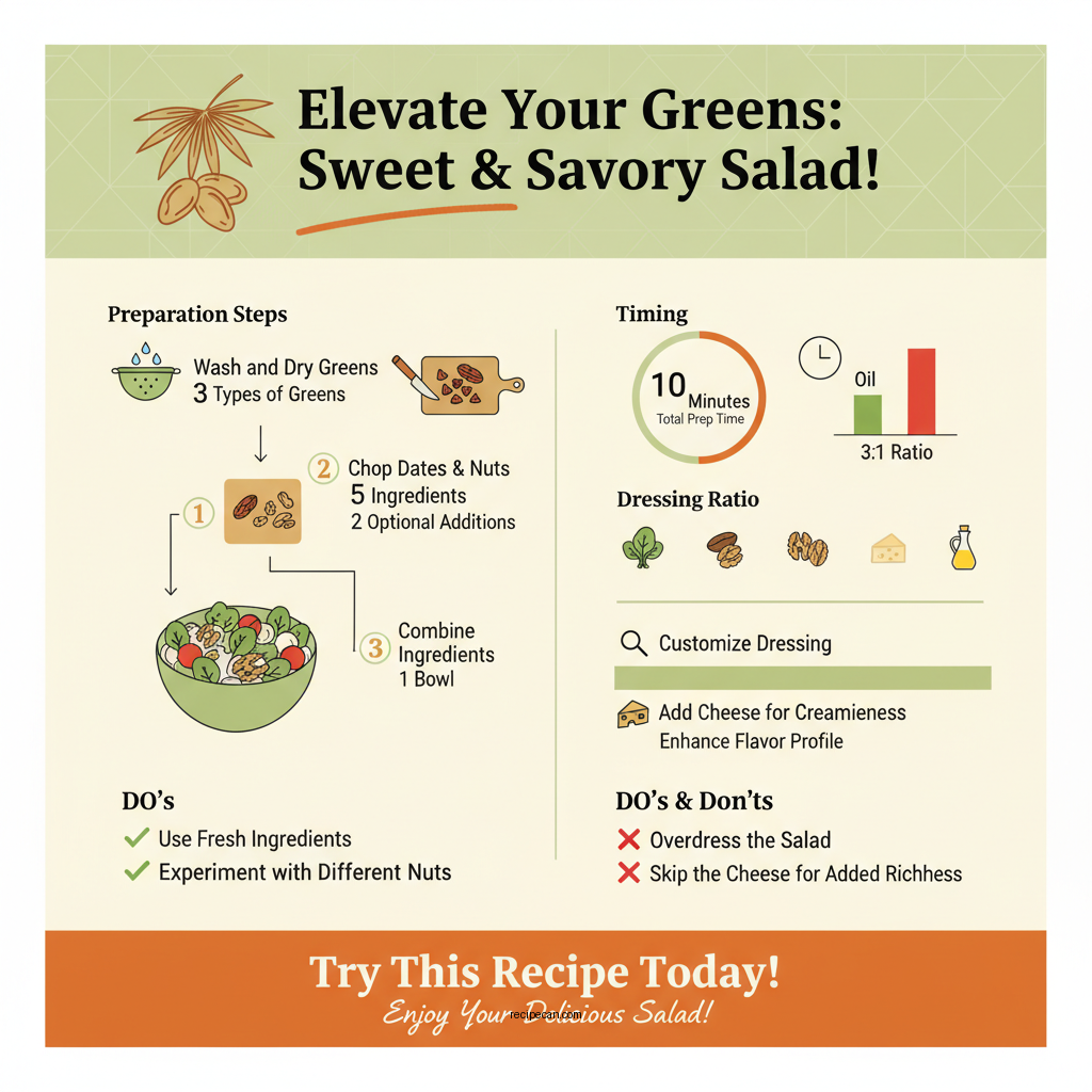 salad with dates recipe - Data Infographic and Statistics
