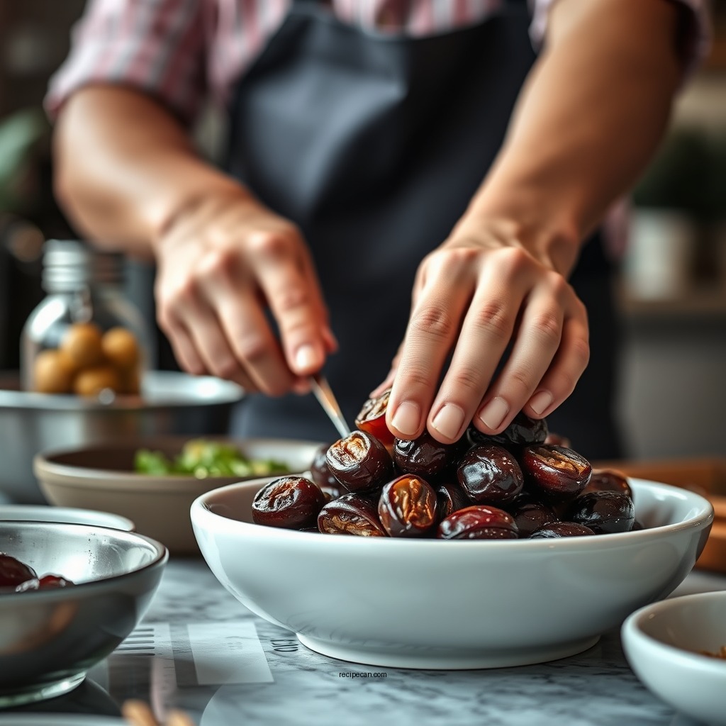 Preparation Steps - salad with dates recipe