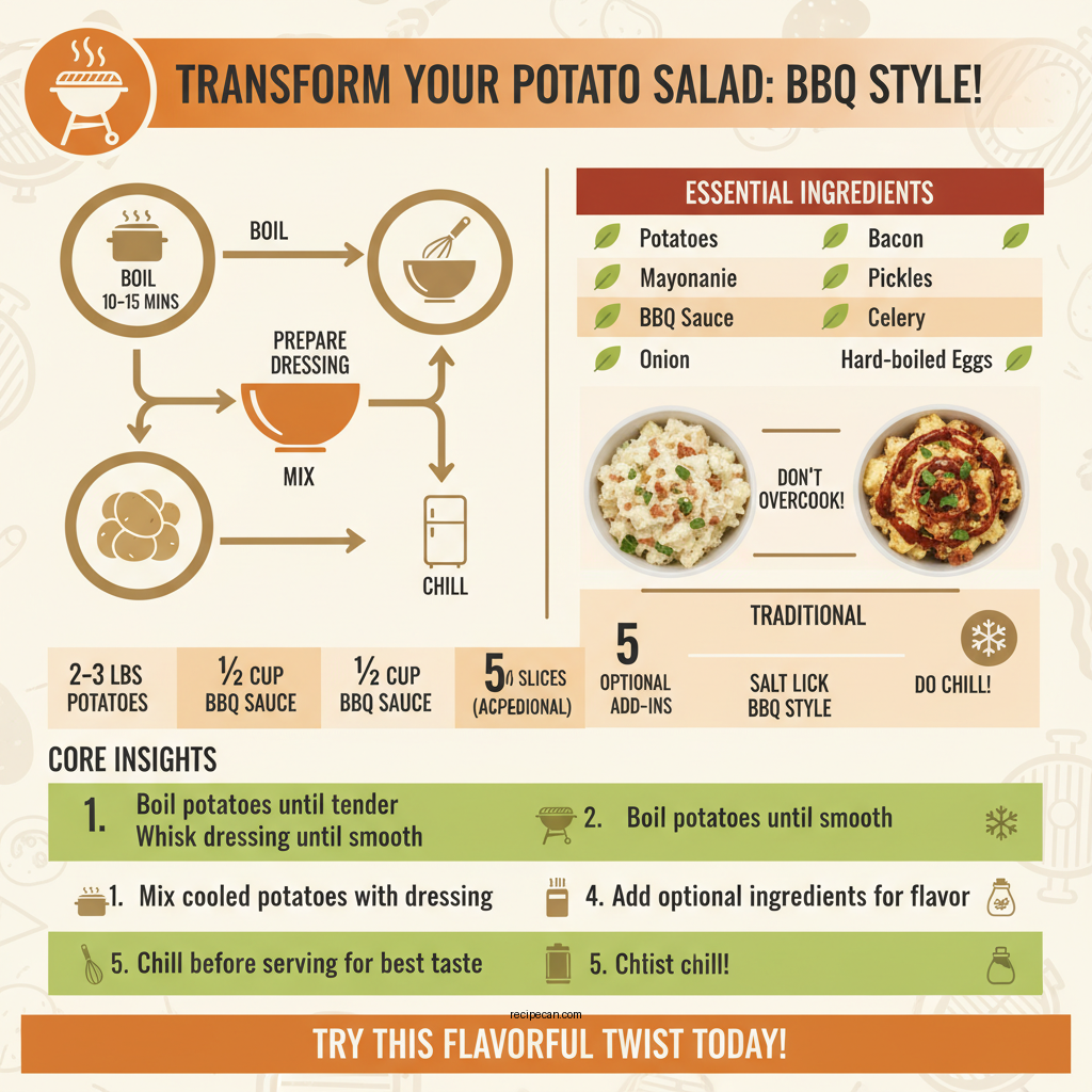 salt lick bbq potato salad recipe - Data Infographic and Statistics
