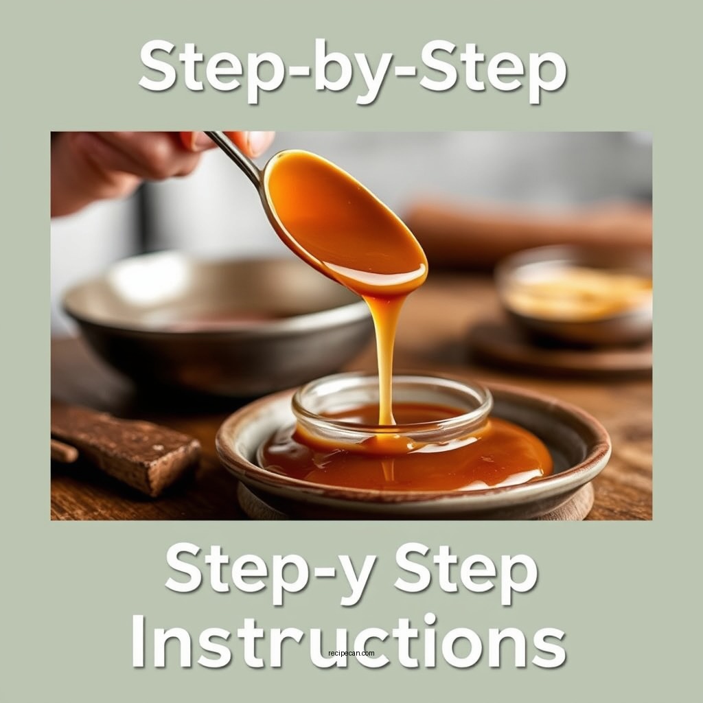 Step-by-Step Instructions - salted caramel sauce recipe