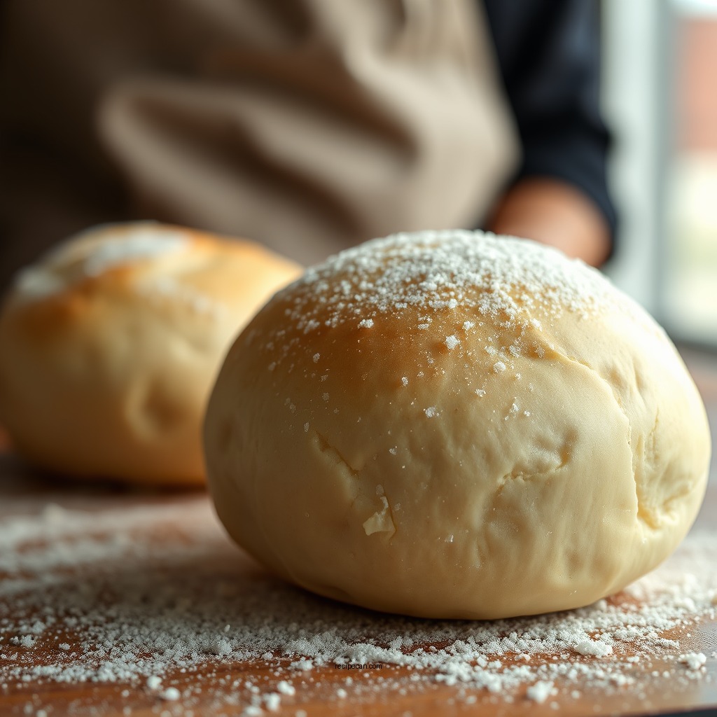 Shaping the Rolls - sandwich roll recipe