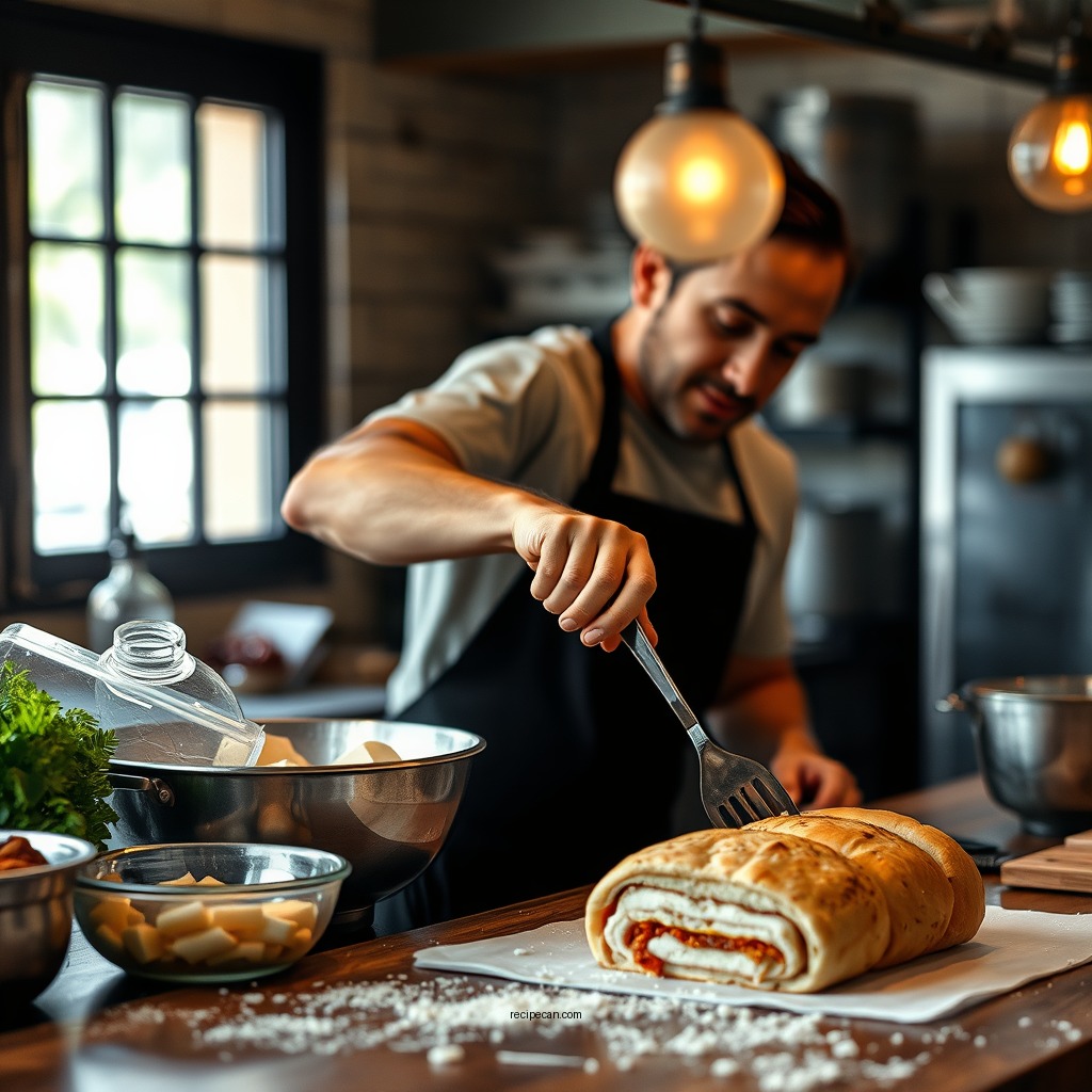 Step-by-Step Preparation - sandwich roll recipe