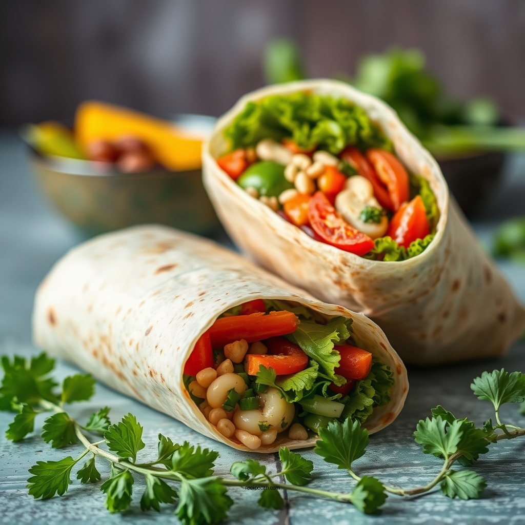 Veggie Delight Wrap - sandwich wraps recipes