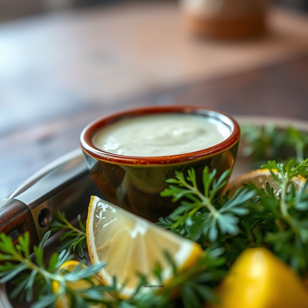 Classic Lemon Dill Sauce - sauce recipe for salmon