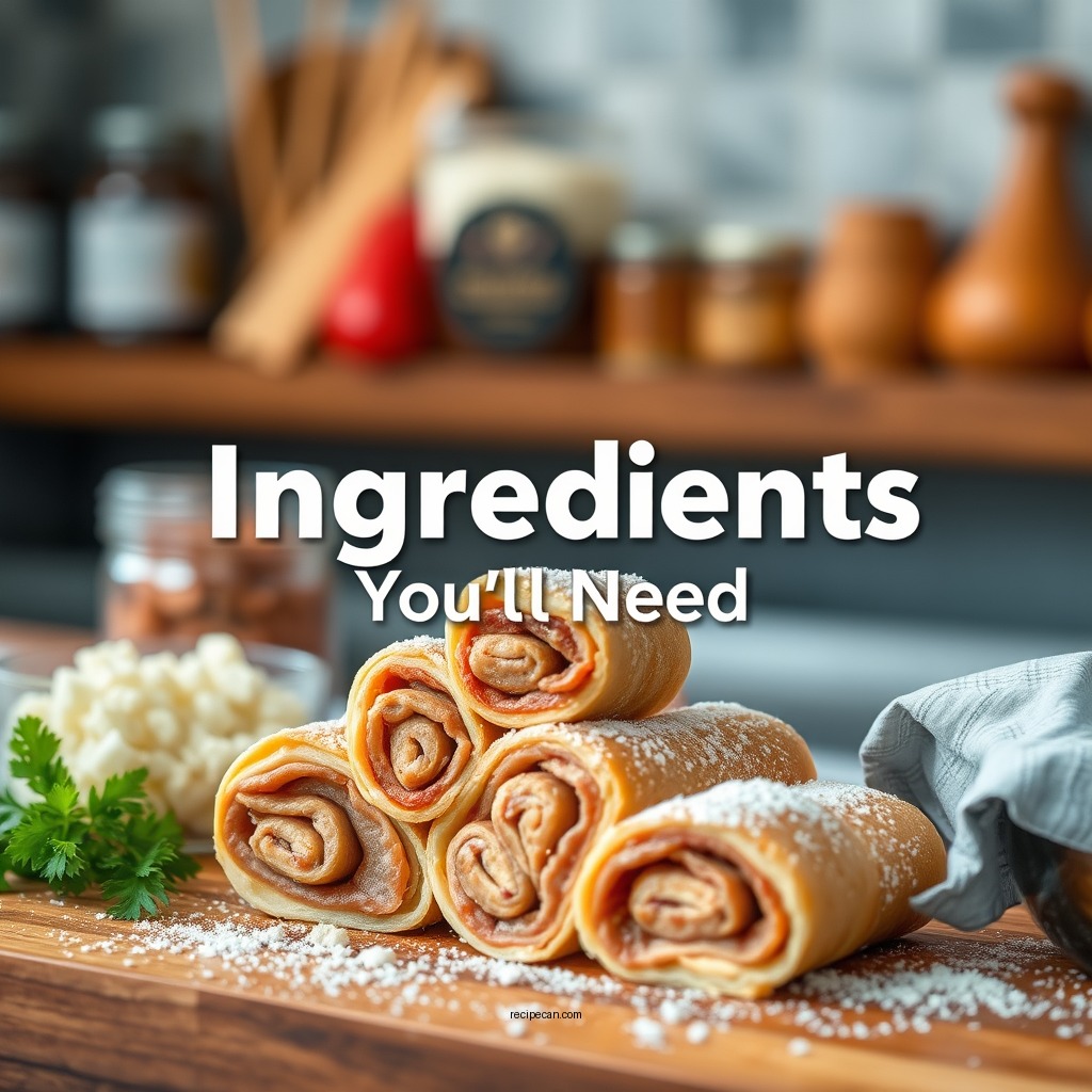 Ingredients You’ll Need - sausage roll recipe