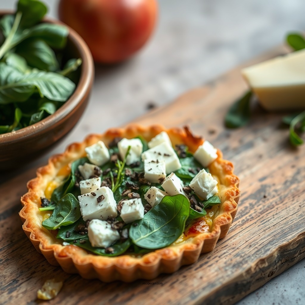 Spinach and Feta Tart - savory tart recipes
