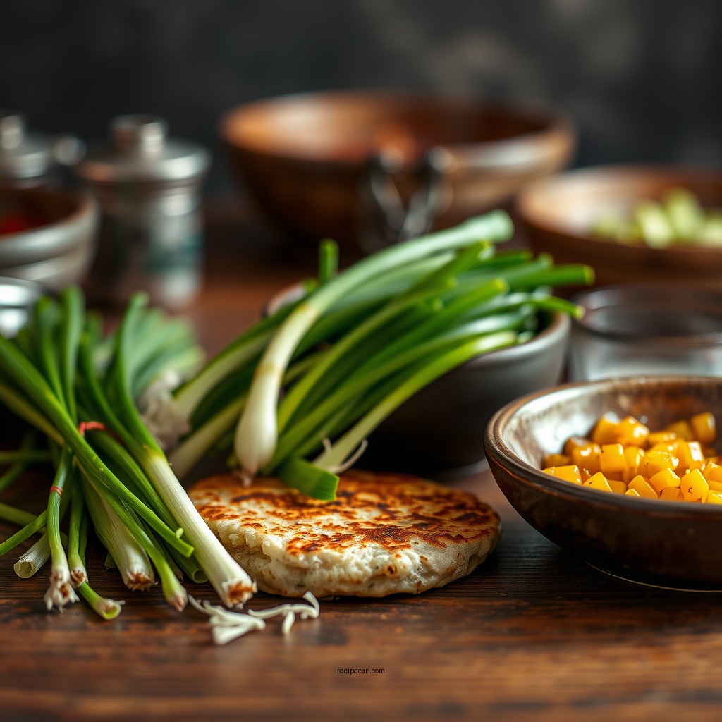 Ingredients You'll Need - scallion pancakes recipe
