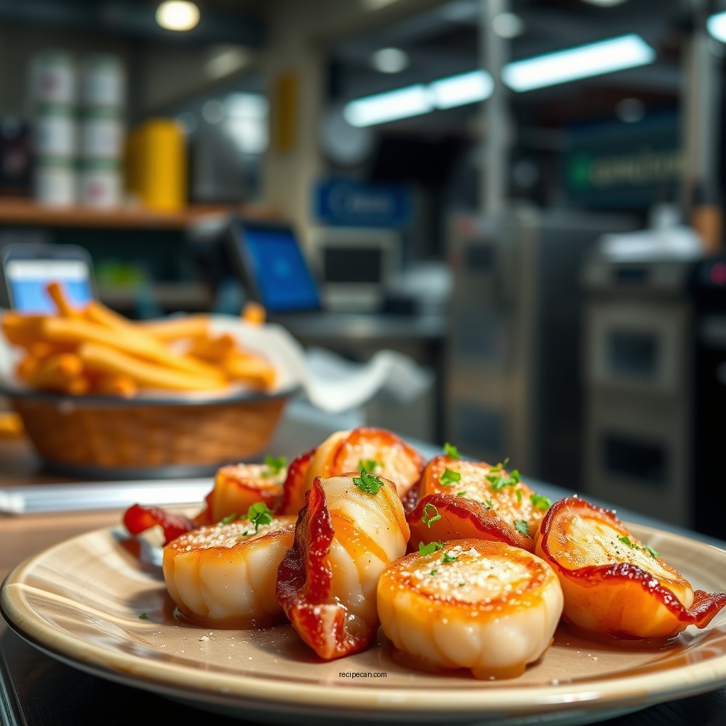 Ingredients You’ll Need - scallops wrapped in bacon recipe