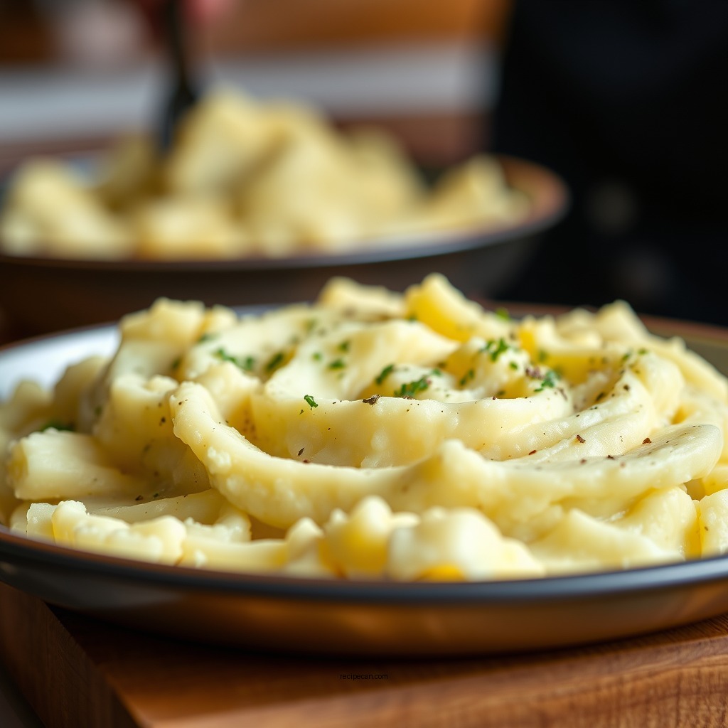Making the Mashed Potatoes - shepherd pie recipe