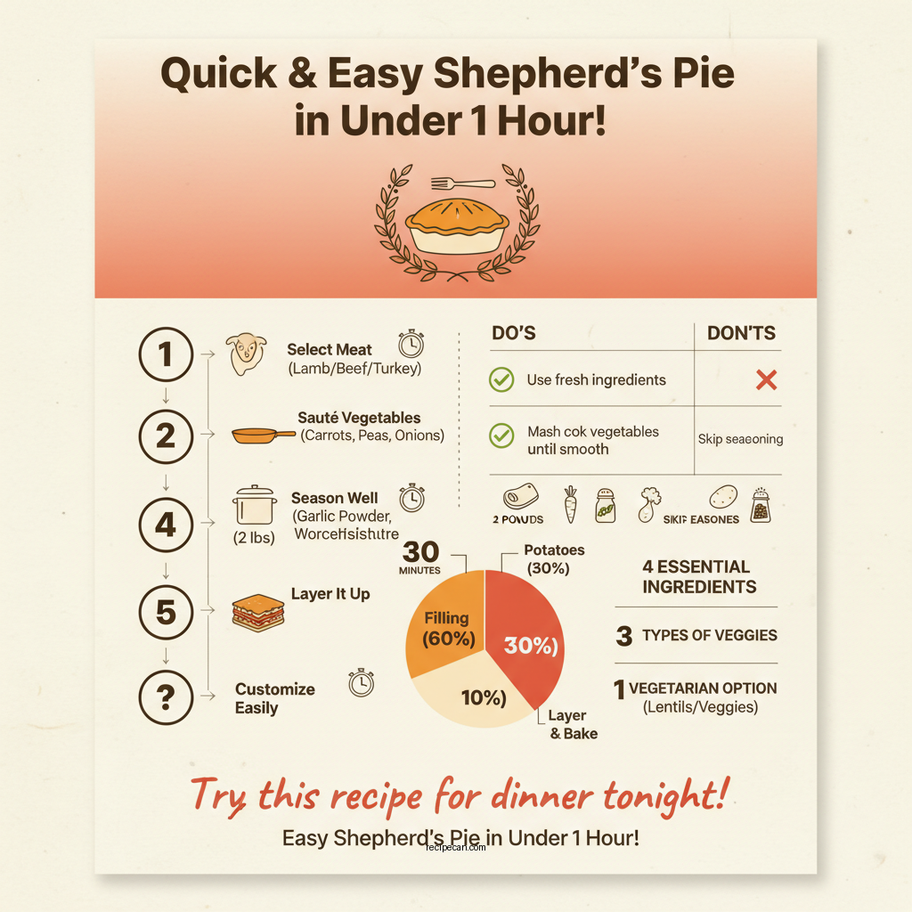 shepherds pie recipe easy - Data Infographic and Statistics