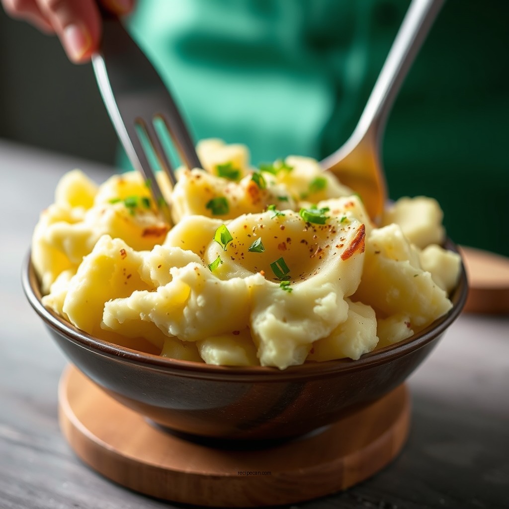 Making the Mashed Potatoes - shepherds pie recipe easy