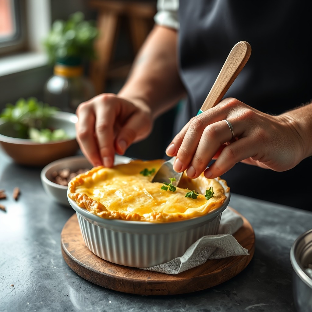 Preparing the Meat Filling - shepherds pie recipe easy