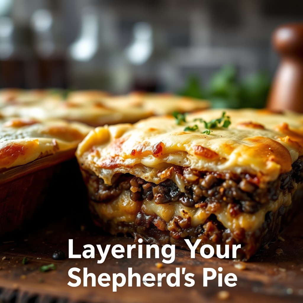 Layering Your Shepherd's Pie - sheppards pie recipe