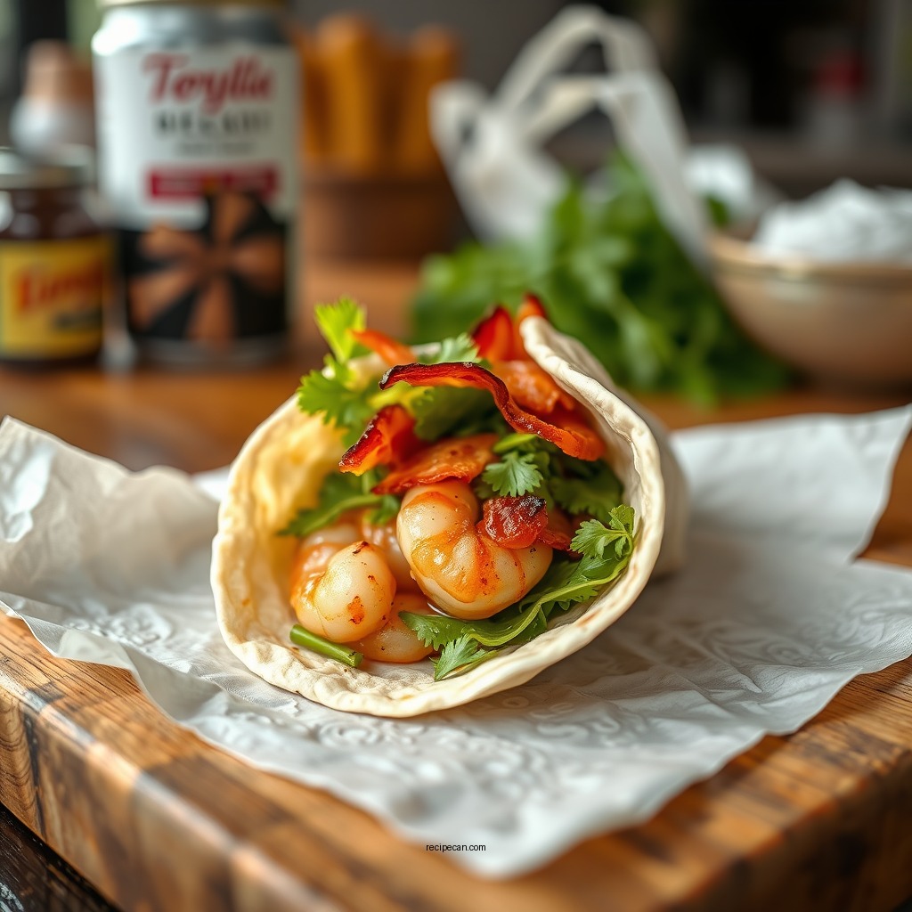 Ingredients You'll Need - shrimp and bacon wrap recipe
