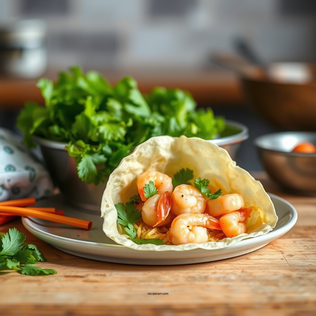 Ingredients You'll Need - shrimp wrap recipe
