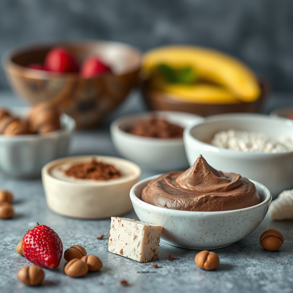 Ingredients You'll Need - silken tofu chocolate mousse recipe