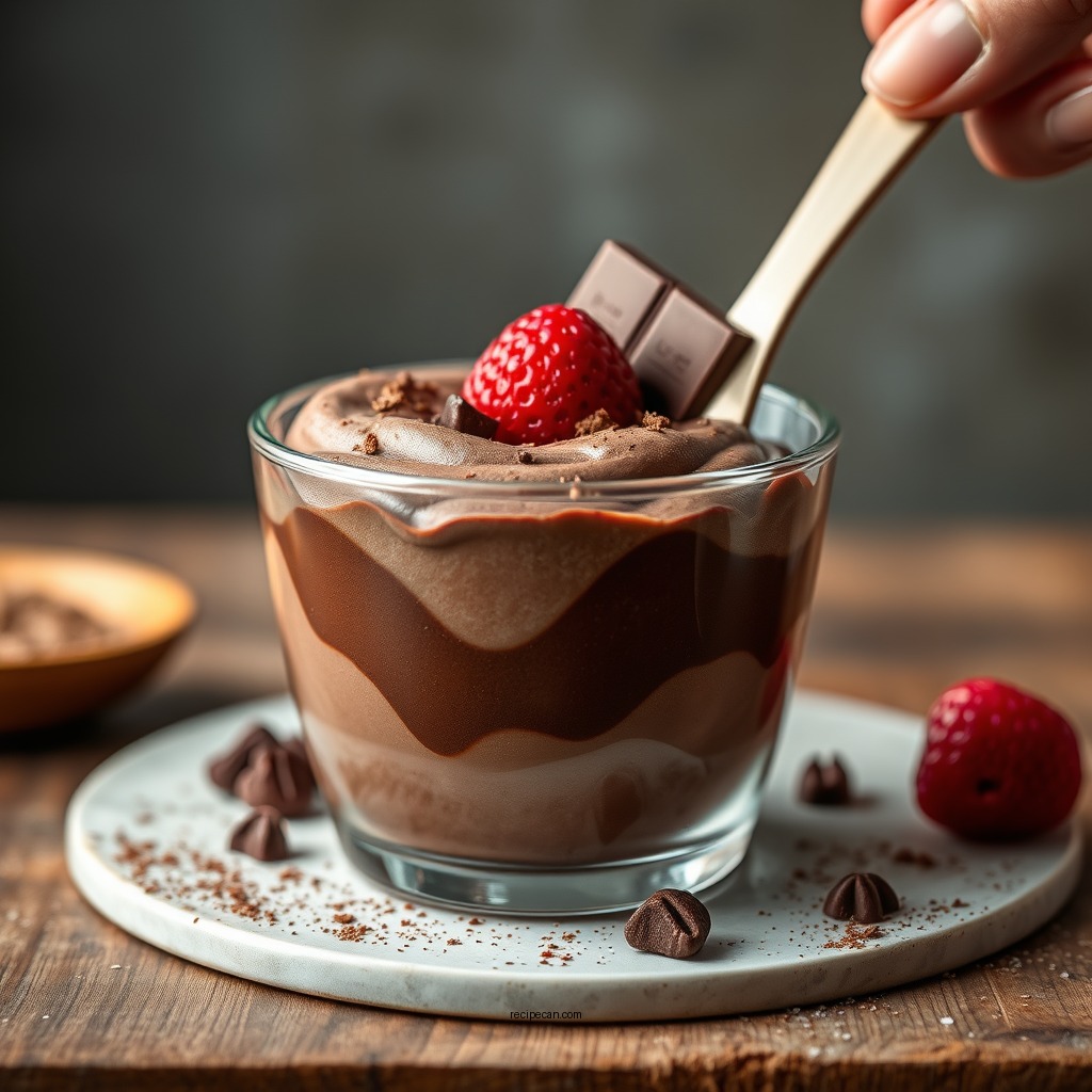 Melting the Chocolate - silken tofu chocolate mousse recipe