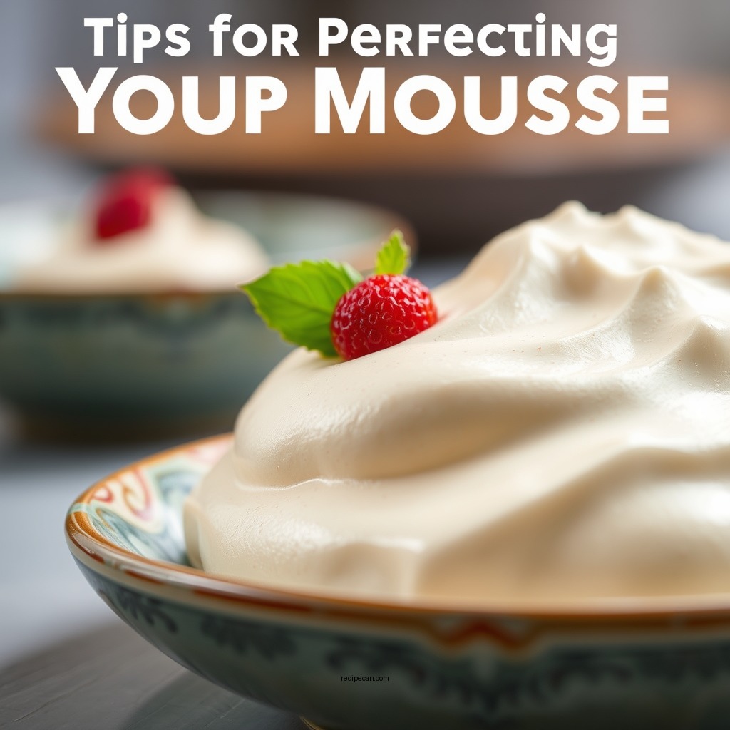 Tips for Perfecting Your Mousse - silken tofu mousse recipe