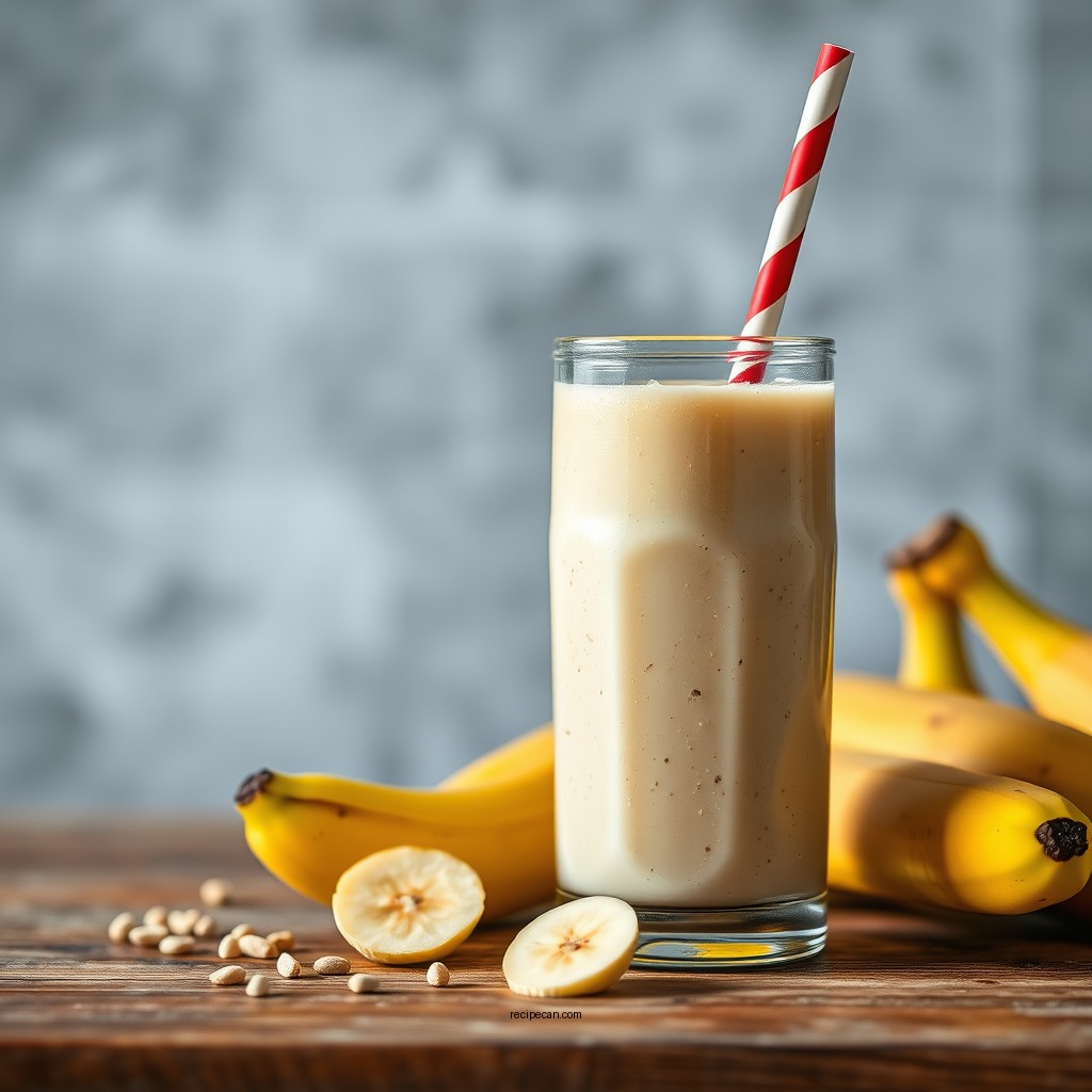 Ingredients Needed - simple banana smoothie recipe