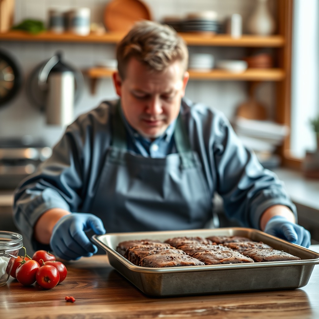 Prepare Your Baking Pan - simple brownie recipe